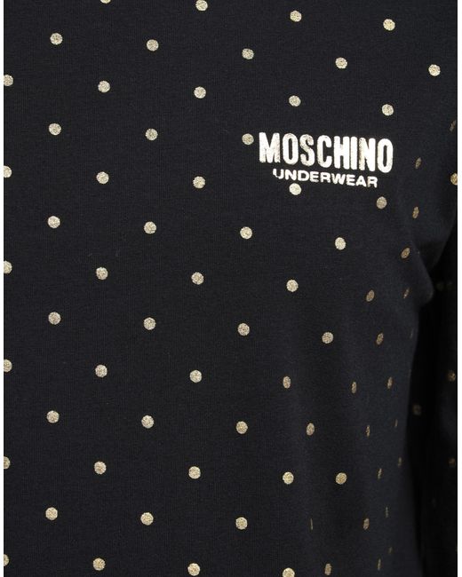 Moschino Black Sleepwear