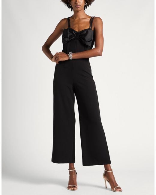 Liu Jo Black Jumpsuit Polyester, Elastane