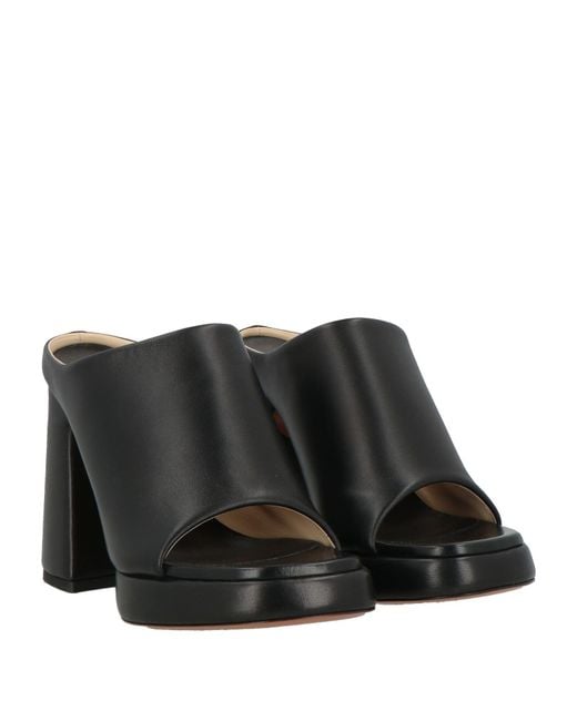 Proenza Schouler Black Sandals
