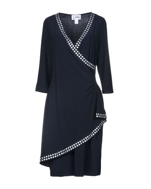 Joseph Ribkoff Blue Midnight Midi Dress Polyester, Elastane