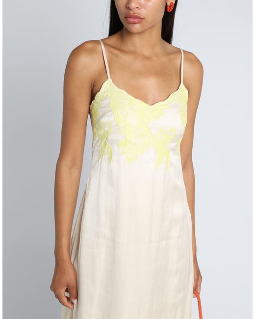 TOPSHOP White Midi Dress