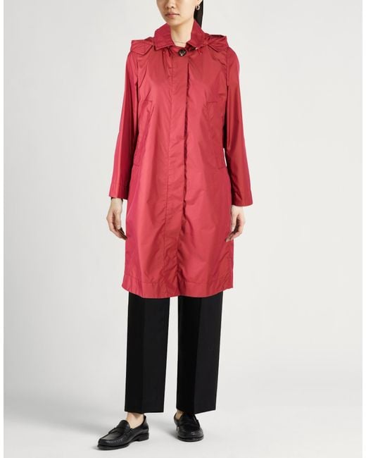 Moorer Red Overcoats & Trench Coats