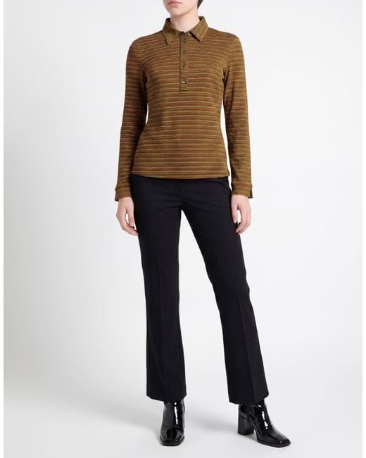 Camicettasnob Brown Top Linen