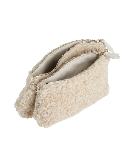 Ballantyne Natural Cream Cross-Body Bag Polyester, Calfskin