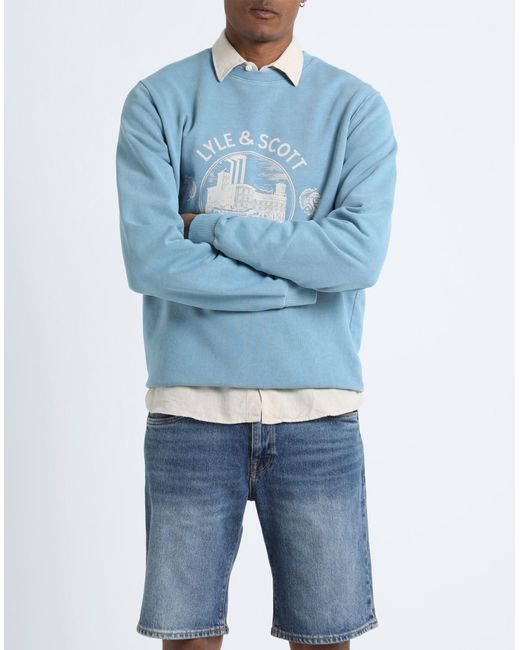 Lyle & Scott Blue Sweatshirt for men
