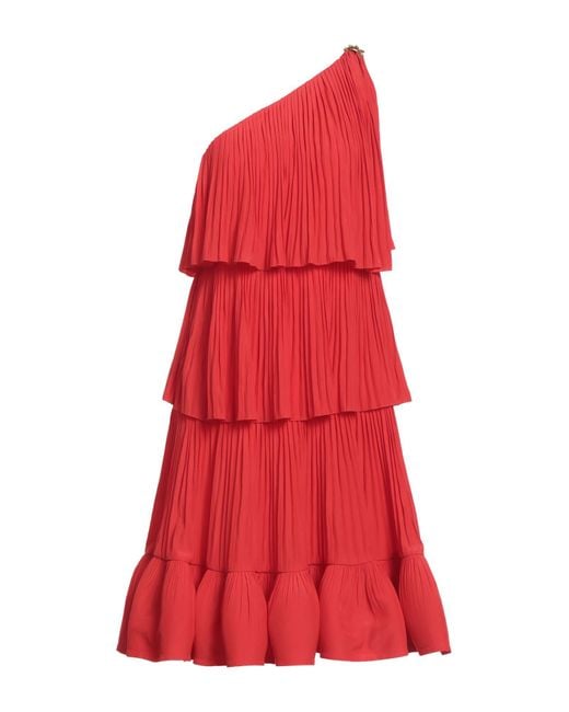Lanvin Red Mini Dress