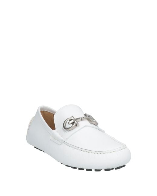 Ferragamo White Loafers for men