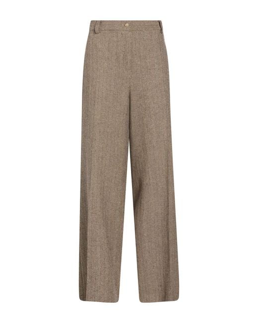 Clips More Gray Sand Pants Polyester