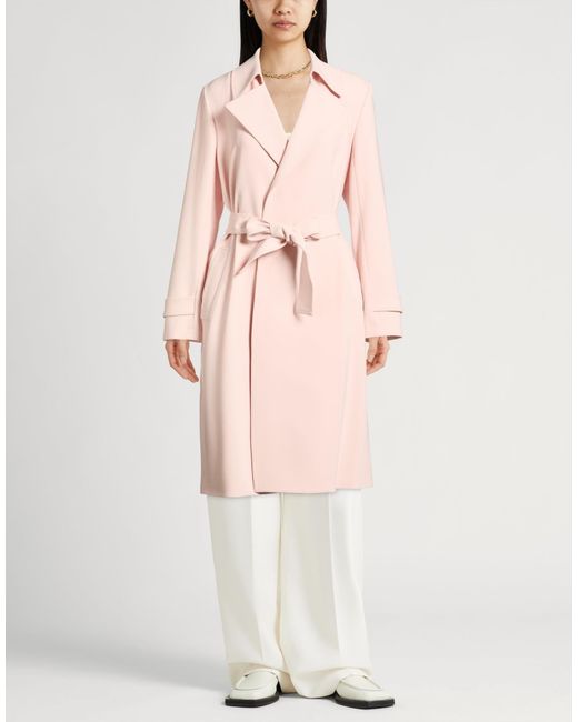 Theory Pink Overcoats & Trench Coats
