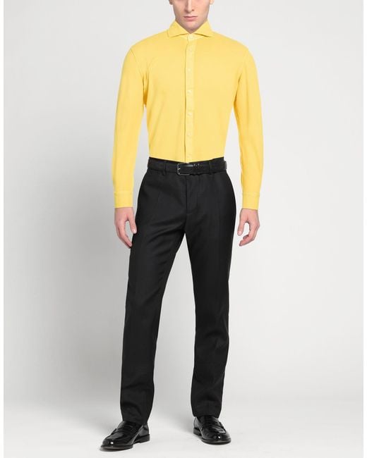 Camisa Sonrisa de hombre de color Yellow
