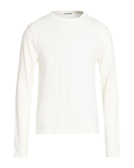 Jil Sander White T-Shirt Polyamide for men