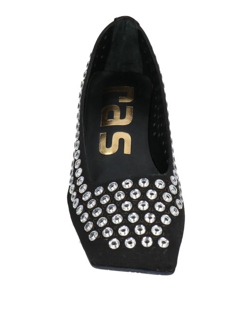 Ras Black Ballet Flats
