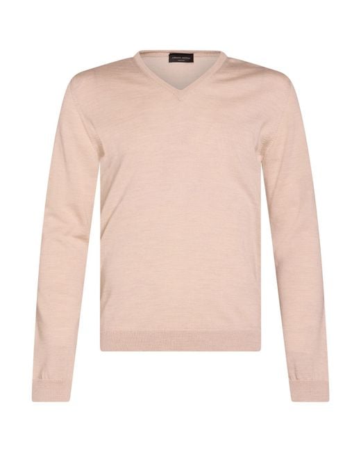 Pullover di Roberto Collina in Pink da Uomo