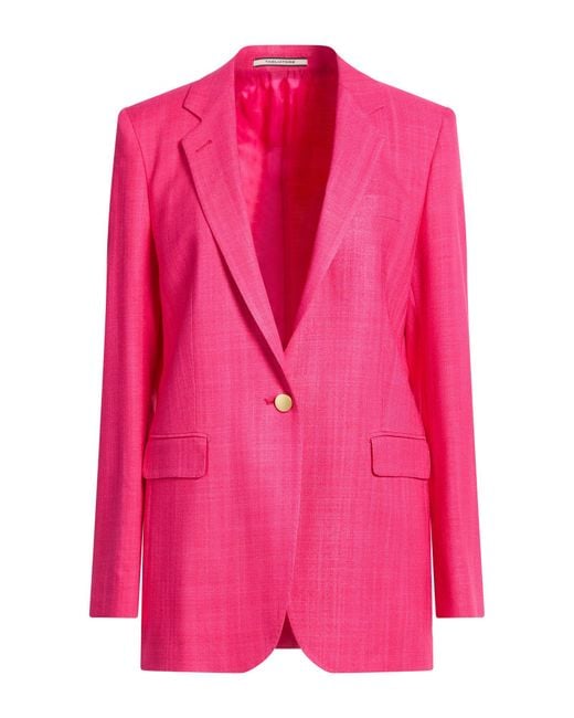Tagliatore 0205 Pink Blazer Viscose, Polyamide, Lyocell