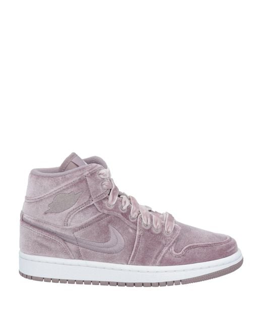 Nike Purple Sneakers Textile Fibers