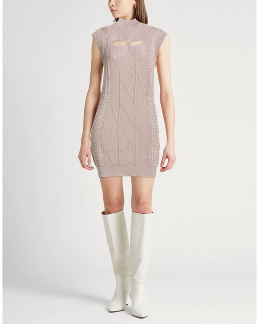 Liu Jo Natural Mini Dresses