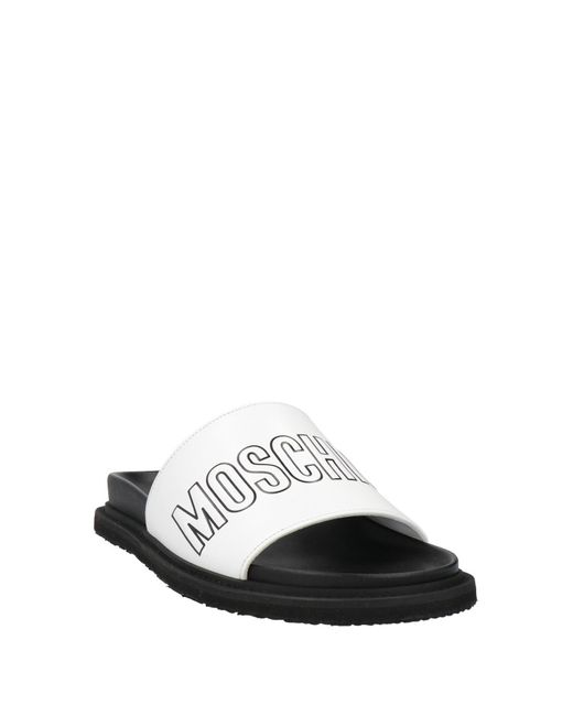 Moschino White Sandals