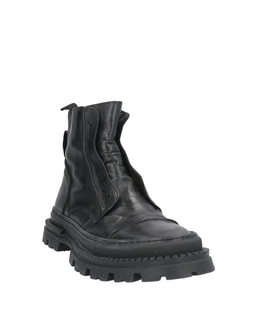 Pawelk's Black Ankle Boots for men