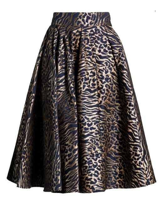 Stella Jean Black Midi Skirts