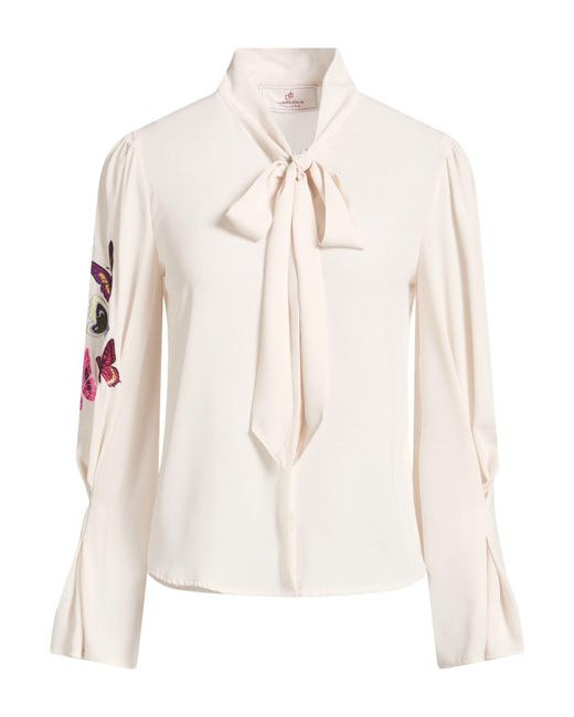 Compagnia Italiana Natural Ivory Shirt Polyester
