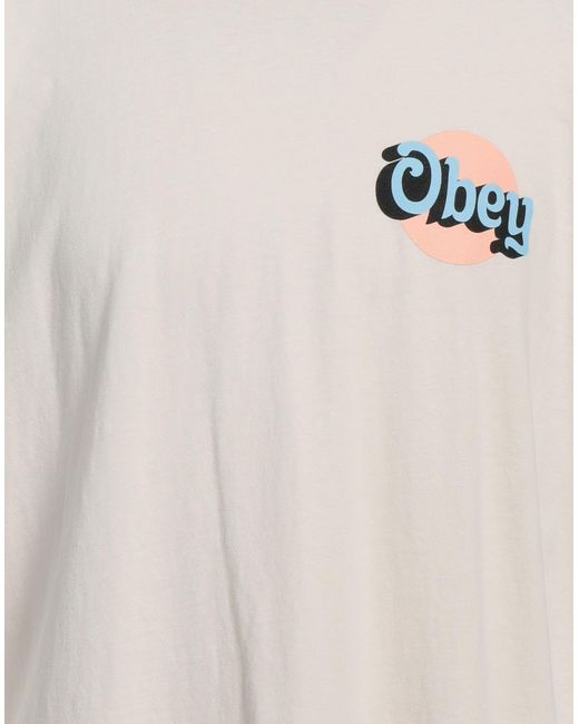 Obey White T-shirt for men