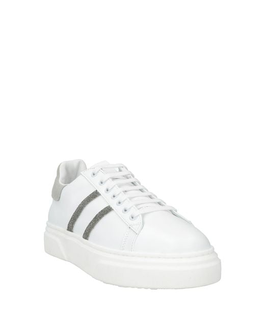 Eleventy White Sneakers