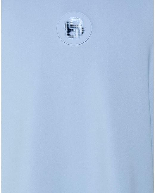 Boss Blue T-Shirt Polyester, Elastane for men