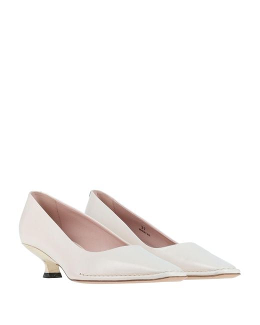 Tod's White Pumps
