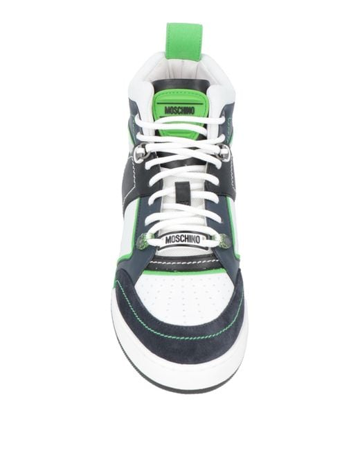Moschino Green Trainers for men
