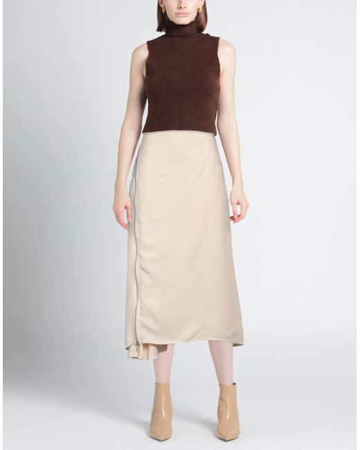 Jil Sander Natural Midi Skirt