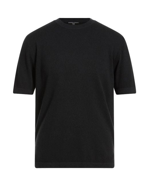 Daniele Fiesoli Black Lab Sweater Merino Wool, Cashmere for men