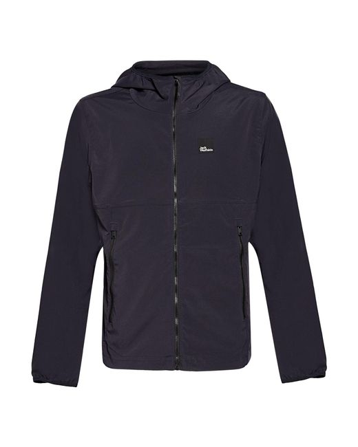 Jack Wolfskin Blue Midnight Jacket Polyester for men