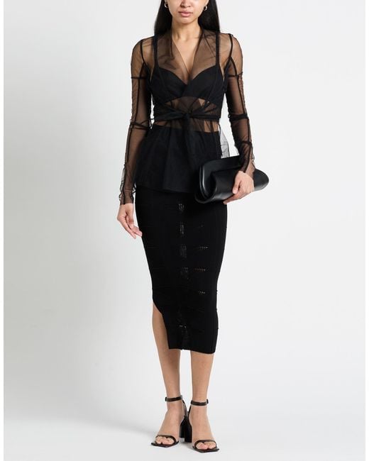 Rick Owens Black Top Polyamide