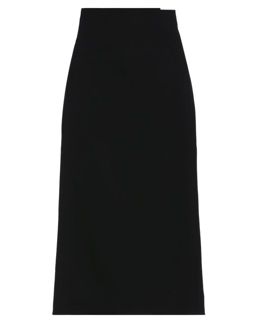 Burberry Black Midi Skirt