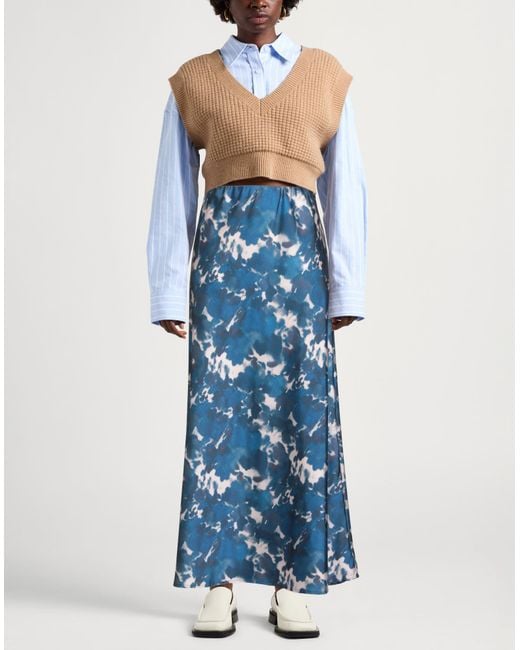 ViCOLO Blue Maxi Skirt