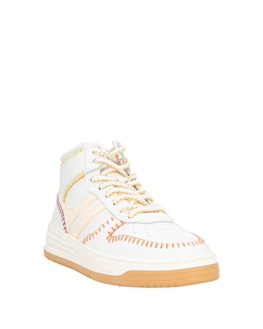 Hogan White Sneakers Leather