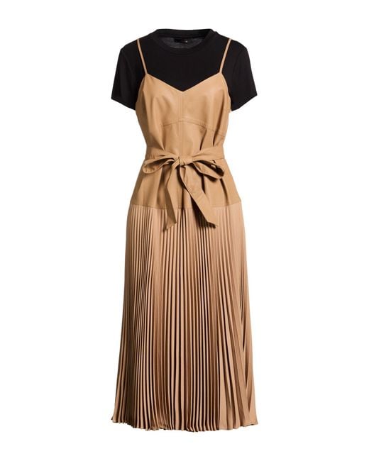 Twinset Brown Midi Dress