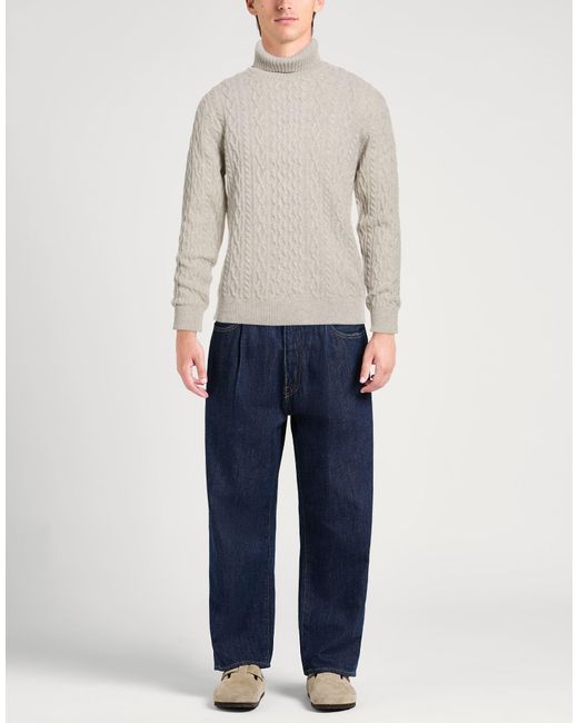 Bellwood Gray Light Turtleneck Wool for men