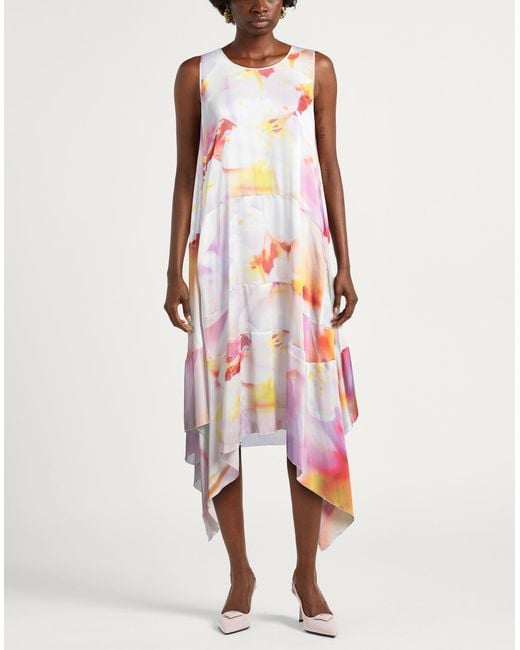High White Midi Dress