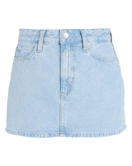 Calvin Klein Blue Denim Skirt