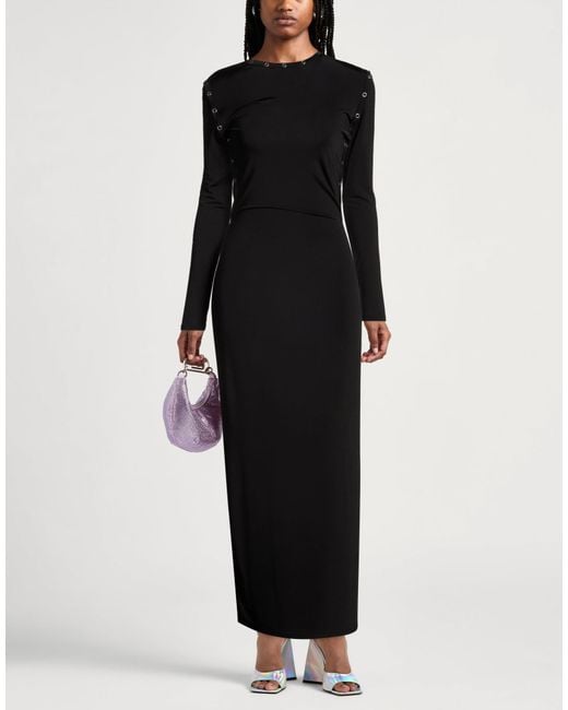 Y. Project Black Maxi Dress Viscose, Elastane