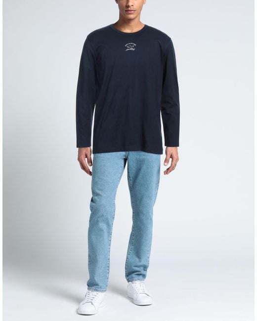 Paul & Shark Blue T-shirt for men
