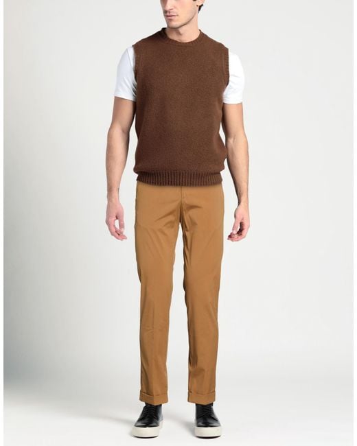 Germano Natural Pants Cotton, Polyamide, Elastane for men