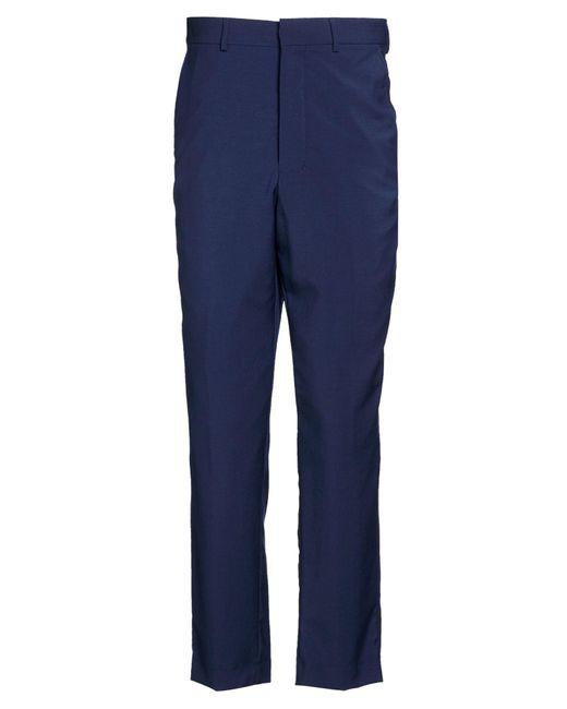 AMI Blue Pants Virgin Wool for men
