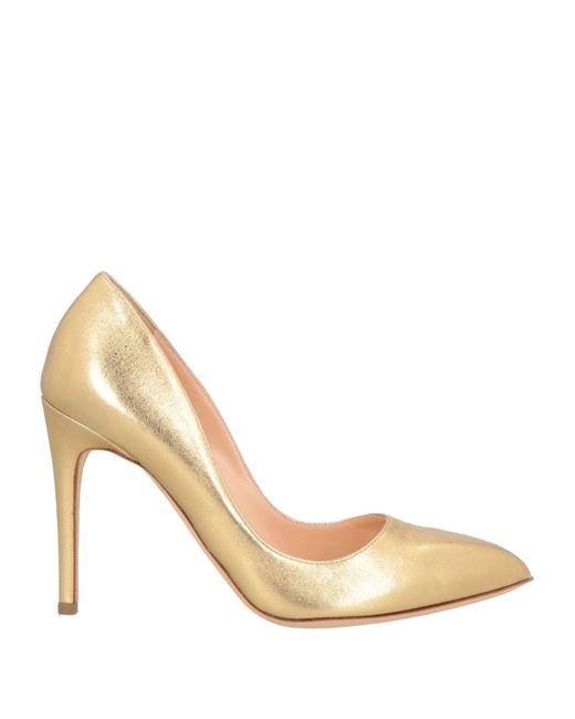 Rupert Sanderson Metallic Pumps Leather