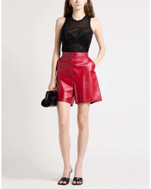 Blumarine Gray Top Polyamide, Elastane