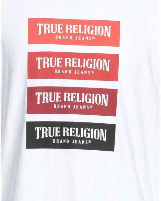 True Religion Cotton T-shirt in White 