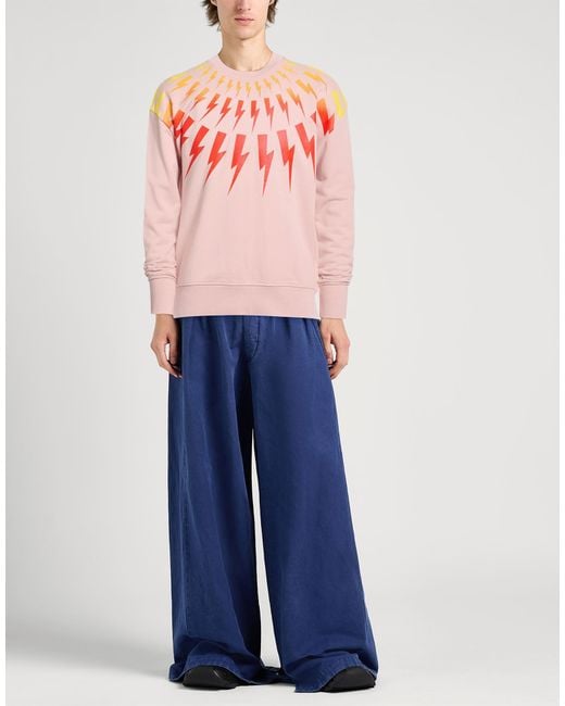 Neil Barrett Pink Sweatshirt for men