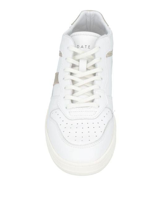 Date White Sneakers Leather