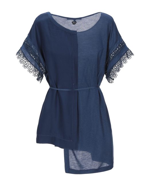 T-shirt High en coloris Blue